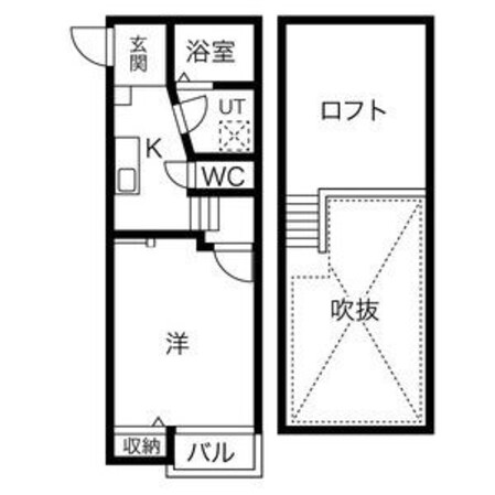 中村公園駅 徒歩9分 1階の物件間取画像